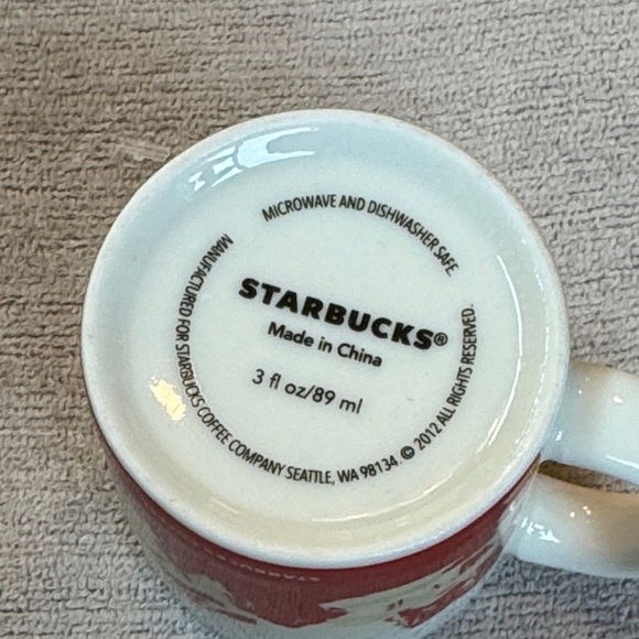Starbucks China Mug - Red and Cream with Dragon Motif - Picture 2 of 5